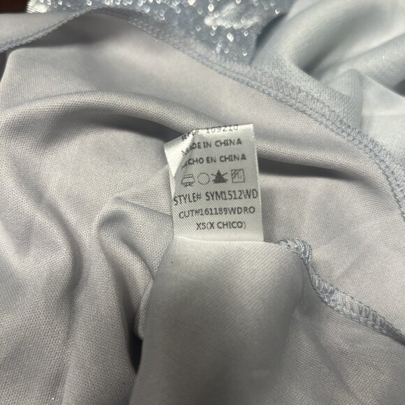 Homecoming | Windsor Light Blue Glitter Fit & Flare Dress XS | NWT - Picture 3 of 8